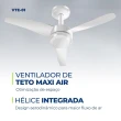 Ventilador de teto Mondial VTE-01 03 Pás Branco 220v 9060-02