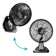 Ventilador WAP Mesa e Parede Flow Turbo Preto 127V 50cm 8 Pás FW009218